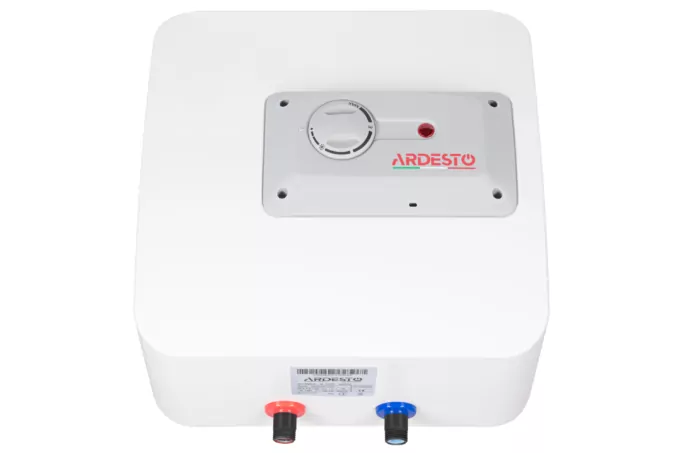 ARDESTO Electric water heater compact, 10L, 1,2kW, mounting above the sink, mechanical control, A, Italy, white