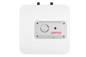 ARDESTO Electric water heater compact, 15L, 1,2kW, mounting under the sink, mechanical control, B, Italy, white-grey