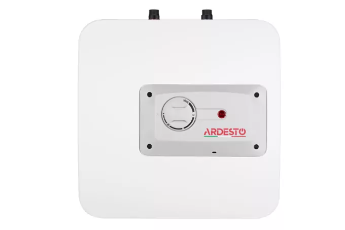 ARDESTO Electric water heater compact, 15L, 1,2kW, mounting under the sink, mechanical control, B, Italy, white-grey