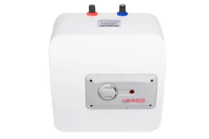 ARDESTO Electric water heater compact, 15L, 1,2kW, mounting under the sink, mechanical control, B, Italy, white-grey