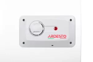 ARDESTO Electric water heater compact, 15L, 1,2kW, mounting under the sink, mechanical control, B, Italy, white-grey