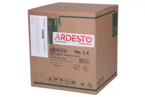 ARDESTO Electric water heater compact, 15L, 1,2kW, mounting under the sink, mechanical control, B, Italy, white-grey