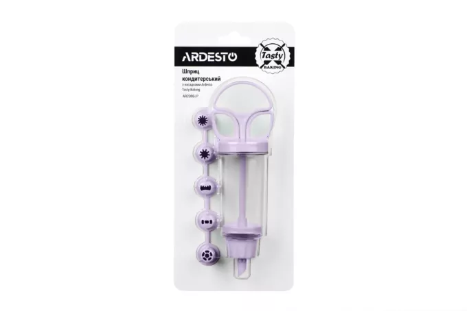 ARDESTO Шприц кондитерський з насадками Tasty baking[AR2306LP]