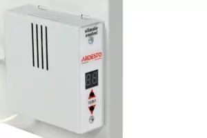ARDESTO Керамічна електронагрівальна панель с терморегулятором HCP-550RBGM 550 Вт, 11 м2, 90 х 45 см, IP33, бежевий мармур