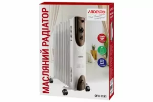 ARDESTO Масляный радиатор, 25м2, 2500Вт, мех. упр-ние, 11 секций, белый