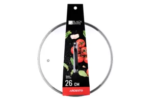 ARDESTO Black Mars 26 cm, glass, stainless steel, silikon