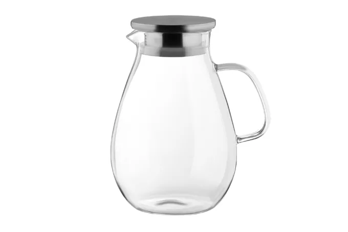 ARDESTO Jug with lid, 1800 ml,  borosilicate glass, stainless steel