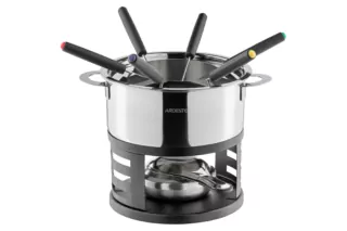 ARDESTO Fondue set, stainless steel, 9 pcs