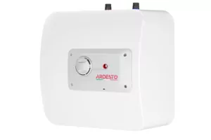 ARDESTO Electric water heater compact, 10L, 1,2kW, mounting under the sink, mechanical control, B, Italy, white