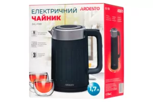 ARDESTO Електрочайник EKL-F18B/1.7л/2200Вт/strix контроль/чорний