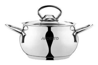 ARDESTO BLACK MARS[Pan BLACK MARS, glass lid, 1.1 l, stainless steel]