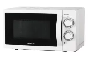 ARDESTO Microwave oven, 20L, mechanical control, 700W, handle opening, white