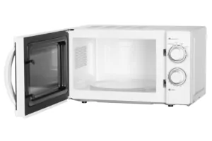 ARDESTO Microwave oven, 20L, mechanical control, 700W, handle opening, white