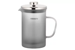 ARDESTO French press Fresh, 800 ml, grey, matt, plastic, glass