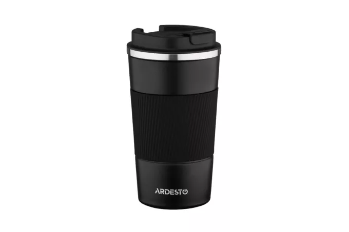 ARDESTO Travel mug Urban 500 ml, black, s/s