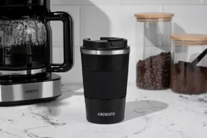 ARDESTO Термочашка Urban 380 мл, черный, нержавеющая сталь