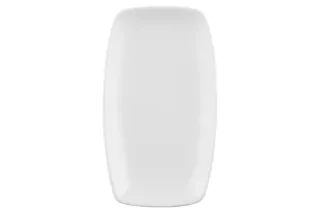 ARDESTO Rectangular dish Molize, 25х14 cm, white, ceramics