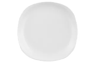 ARDESTO Dinner plate Molize, 27х27 cm, white, ceramics