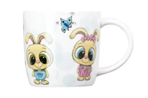 ARDESTO Набір дитячого посуду Bunnies, 3 предмети, порцеляна