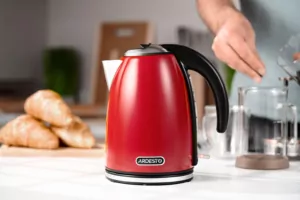 ARDESTO Електрочайник EKL-F340R 1.7л/2200Вт/strix контроль/нерж. сталь/червоний