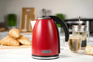 ARDESTO Електрочайник EKL-F340R 1.7л/2200Вт/strix контроль/нерж. сталь/червоний