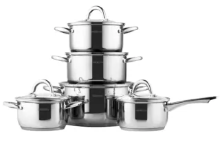 ARDESTO Cookware set Gemini Gourmet Andria, 10 pcs., stainless steel