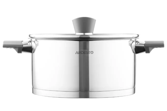 ARDESTO Кастрюля Gemini, стеклянная крышка, 3.9 л, нержавеющая сталь