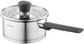 ARDESTO Saucepan Gemini, glass lid, 1.5 l, stainless steel