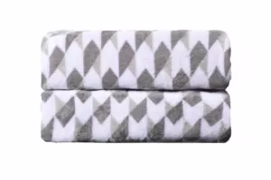 ARDESTO Плед Flannel, 200х220см, геометрия 100% полиэстер