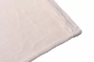 ARDESTO Плед Flannel, 160х200см, айвори, 100% полиэстер