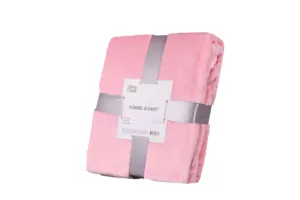 ARDESTO Плед Flannel, 160х200см, розовый, 100% полиэстер
