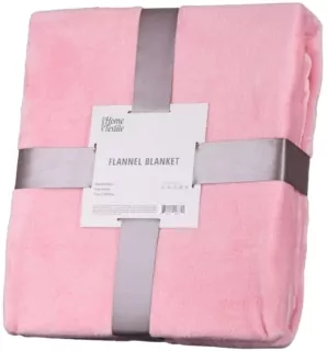 ARDESTO Плед Flannel, 200х220см, розовый, 100% полиэстер