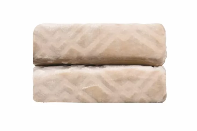 ARDESTO Плед Embossed, 200х220см, тауп, 100% полиэстер