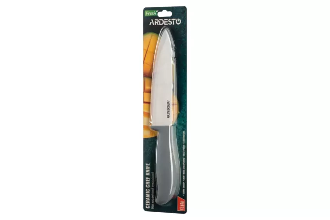 ARDESTO Ceramic Chef Knife Fresh 27.5 cm, grey, ceramics/plastic