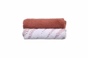 ARDESTO Kitchen towel set SuperSoft, terry, terracotta, 2x40x60cm, 100% cotton