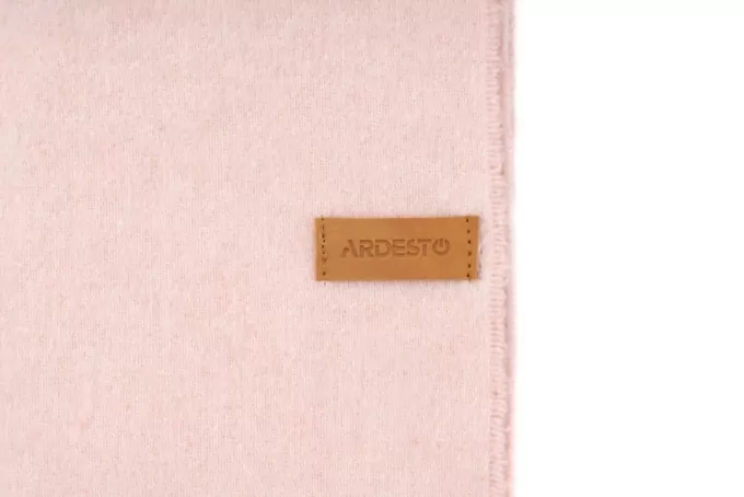 ARDESTO Blanket Leonardo Moon, 140x200cm, 5% cashemere, 40% wool, 35% acrylic, 20% poly, pink