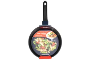ARDESTO Deep Fry pan Gemini Gourmet Bolzano, 24cm, aluminium, black