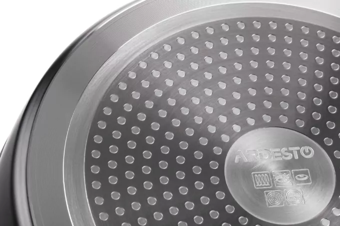 ARDESTO Deep Fry pan Gemini Gourmet Bolzano, 24cm, aluminium, black