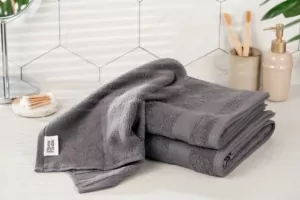 ARDESTO Terry towel SuperSoft, coal, 50x90cm, 100% cotton