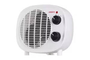 ARDESTO Fan heater, 20m2, 2000w, mechanical control, spiral heating element, white/black