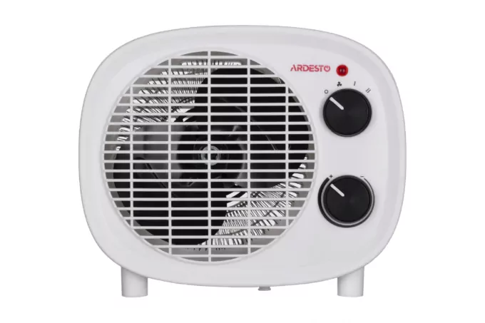 ARDESTO Fan heater, 20m2, 2000w, mechanical control, spiral heating element, white/black