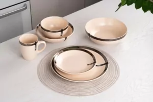 ARDESTO Салатник Liguria, 14 см, Cream, кераміка