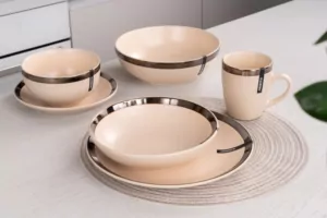 ARDESTO Салатник Liguria, 14 см, Cream, кераміка
