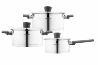 ARDESTO Cookware set Gemini 6 pre., stainless steel