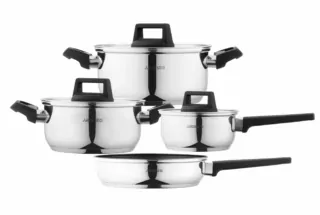 ARDESTO Cookware set Gemini 7 pre., stainless steel