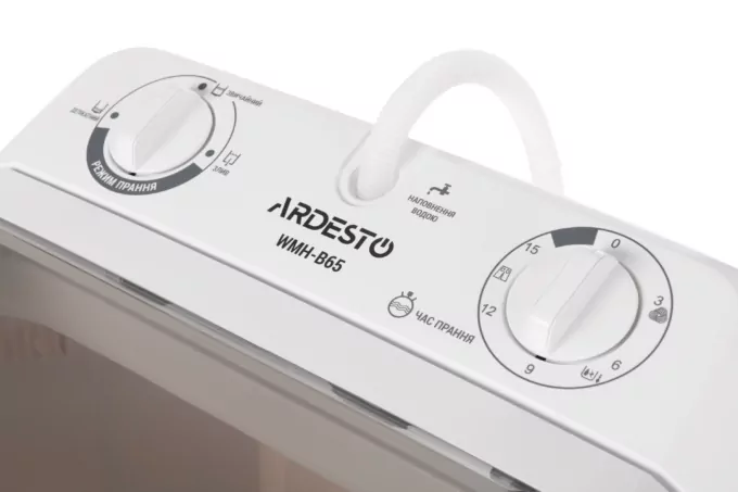 ARDESTO Стиральная машина полуавтомат., 6.5кг, 1350, A, 45см, белый