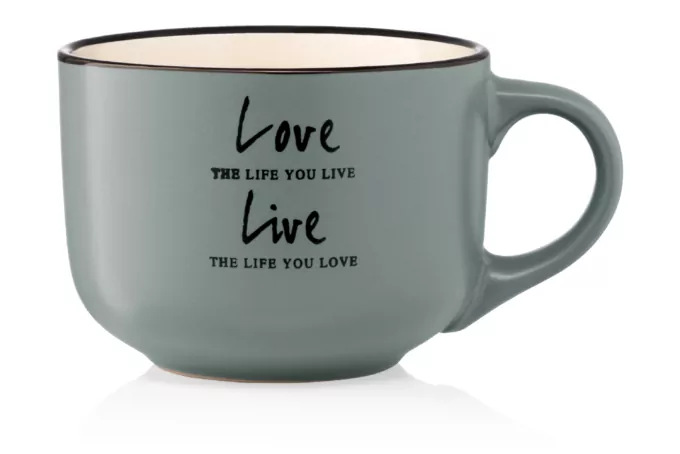 Mug ARDESTO Way of life, 550 ml, blue, AR3478BL