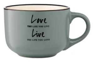 Mug ARDESTO Way of life, 550 ml, blue, AR3478BL