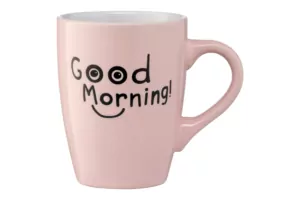 Чашка ARDESTO Good Morning, 330 мл, розовая, AR3468P
