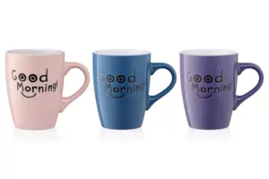 Чашка ARDESTO Good Morning, 330 мл, розовая, AR3468P